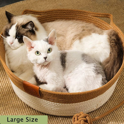 🐱Handwoven Cotton Rope Cat Bed🐱