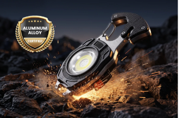💡8‑in‑1 Multifunctional Keychain Flashlight🔦🌈