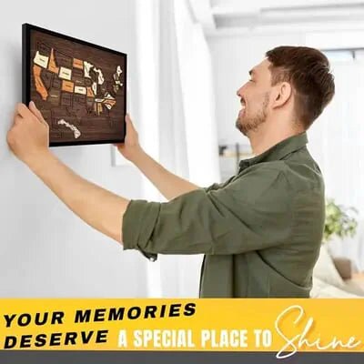 🔥🔥Limited Time 49% off – USA Wooden Travel Map Puzzle for Adventure Lovers