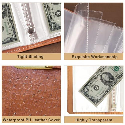 ✨100-Pocket Currency Collection Album | Organize & Protect Your Banknotes ⭐