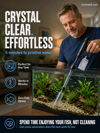 🎉50% off 🔥 Electric Aquarium Gravel Cleaner✨
