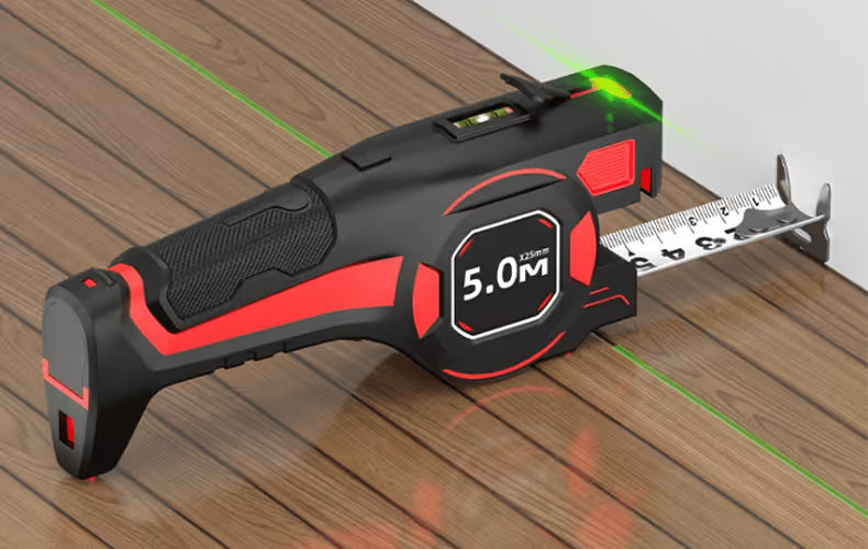 Laser Tape Measure With Digital Level