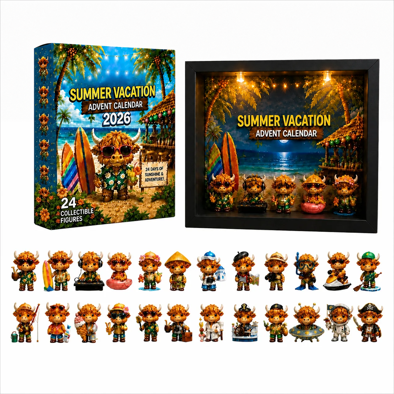 🔥FLASH SALE 50% OFF - 🏖️🐮Summer Vacation Advent Calendar 2026