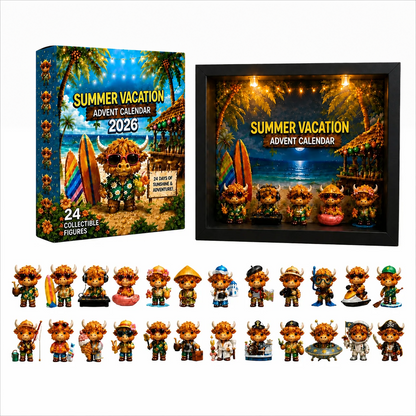 🔥FLASH SALE 50% OFF - 🏖️🐮Summer Vacation Advent Calendar 2026