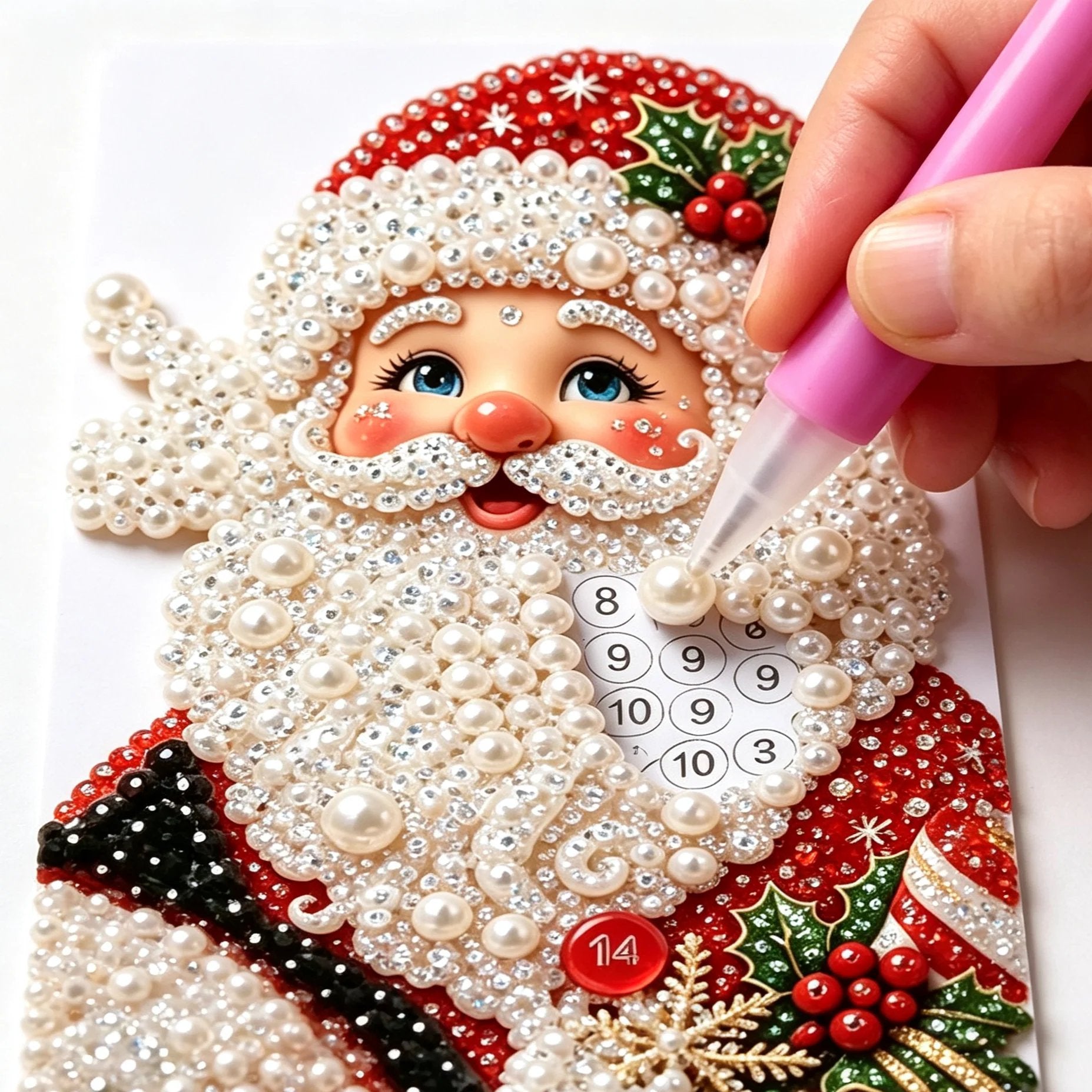 🔥HOT SALE🔥Plymagic DIY Pearl Art - Christmas Collection