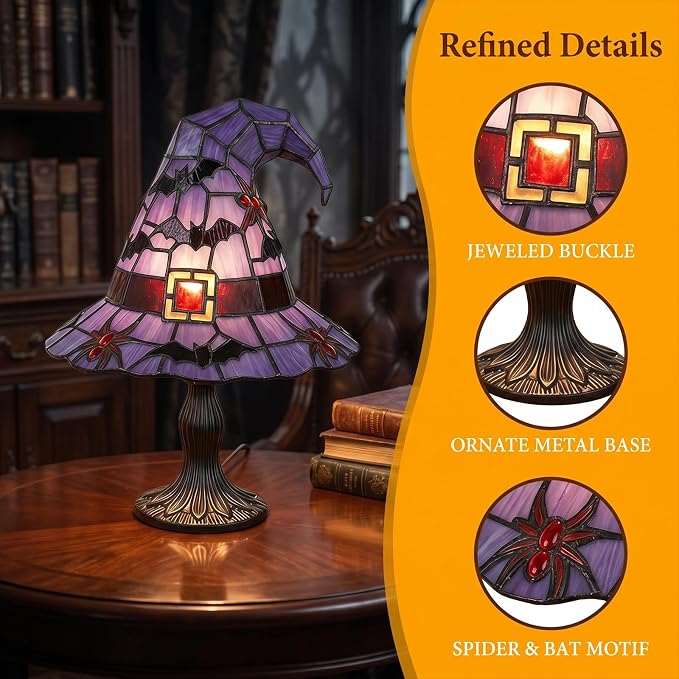 🎃 Halloween Sale — 50% OFF Today🔮 The Witch’s Hat Halloween Lamp – Light Up Your Haunted Home