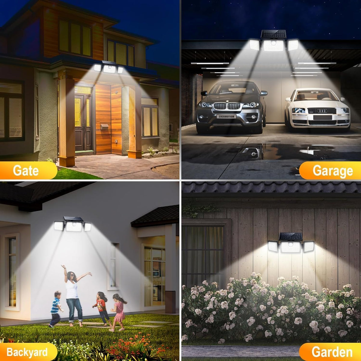 Solar Motion Security Lights | Brighten Driveways, Garages & Paths