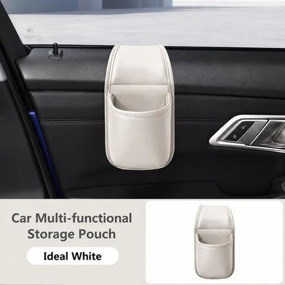 ⚡50% OFF⚡-Leather Car Door Storage Pocket | Double-Layer Car Door Organizer