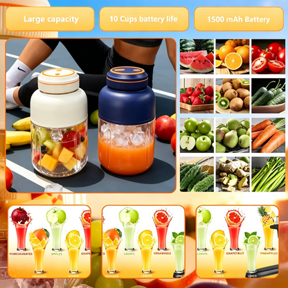 Portable Household Appliances Juicer,USB Summer Essentials Smoothieblender🍓