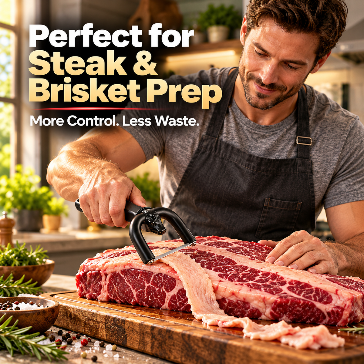 🔥 50% OFF | Handheld Meat Fat Trimmer for Beef & Pork 🥩
