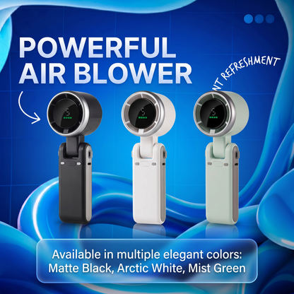 🔥 Upgraded Portable Handheld Turbo Fan – Powerful Cooling On The Go