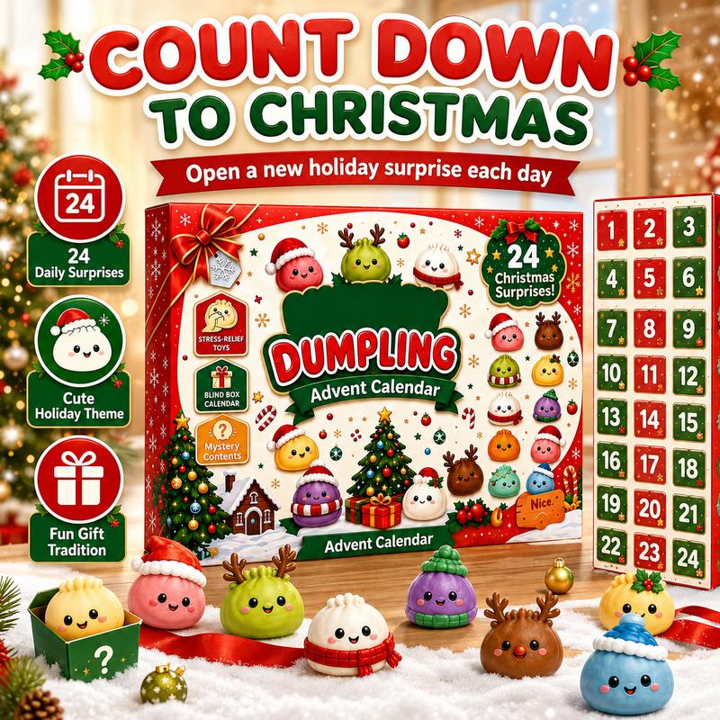 Christmas dumpling squishy advent calendar daily countdown