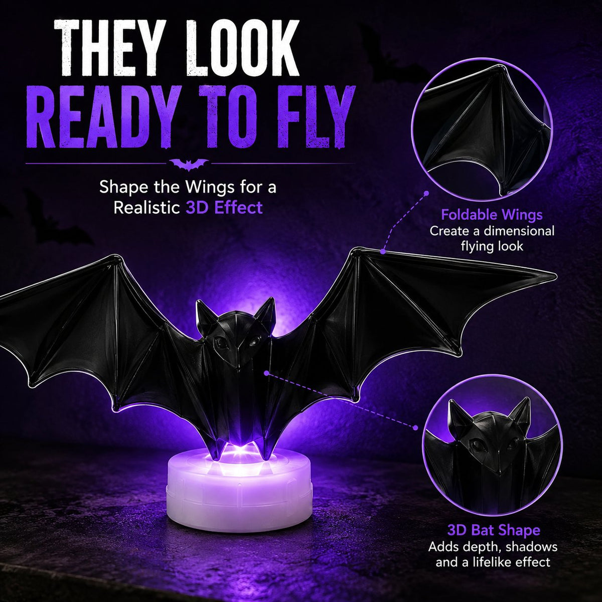 🦇 Halloween Sale: 3D LED Flying Bat Wall Decor – Create a Spooky Atmosphere in Minutes