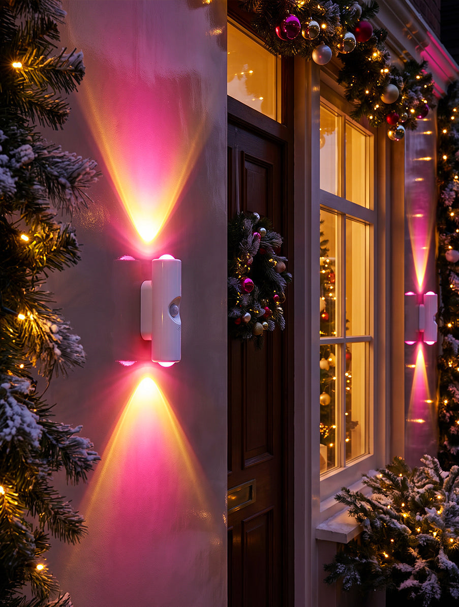 RGB magnetic motion sensor wall light