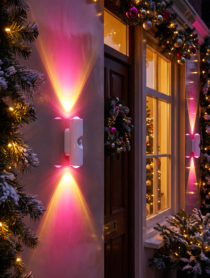RGB magnetic motion sensor wall light