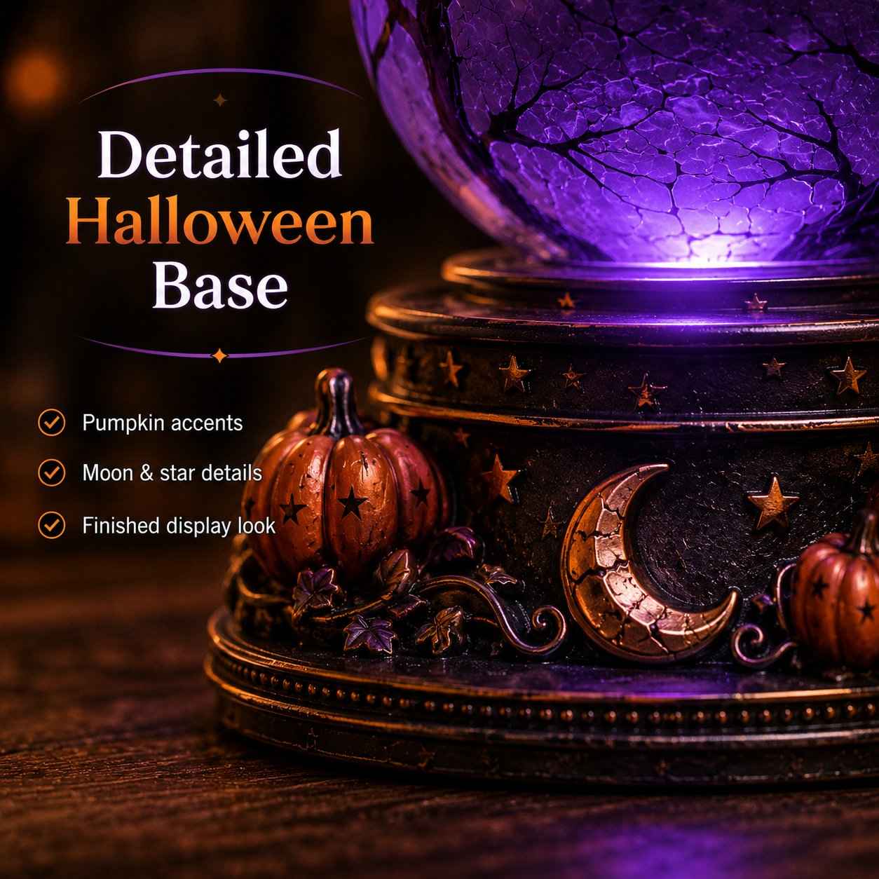 👻 Halloween Crystal Ball Lamp🔮 The Perfect Halloween Decoration🎃