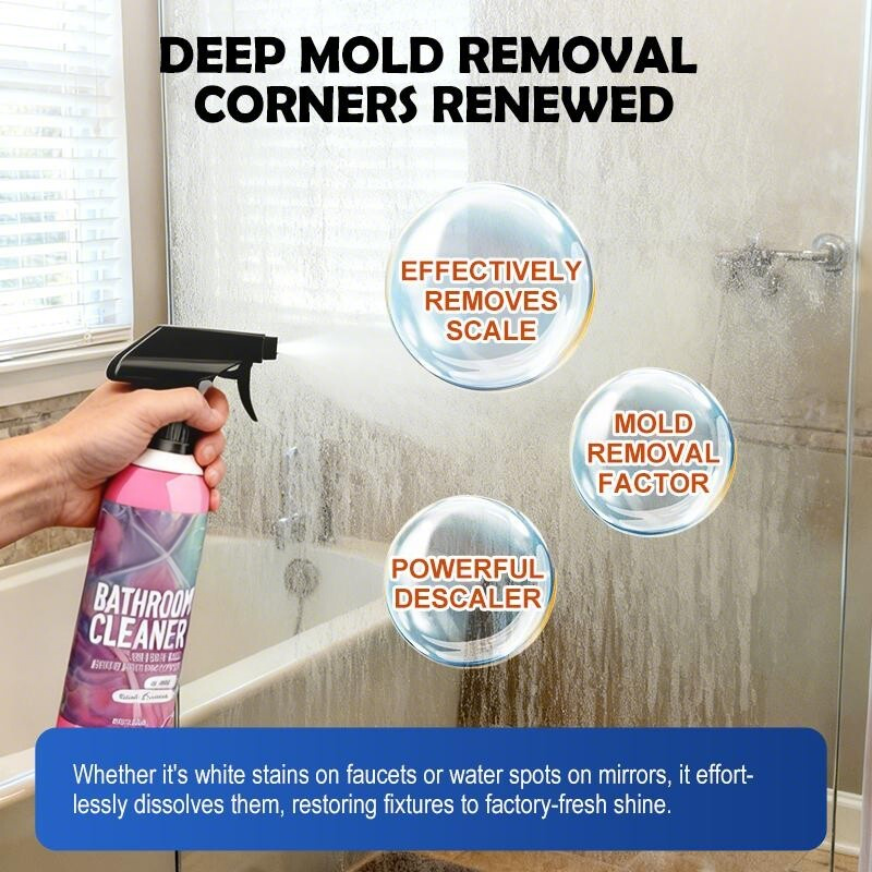 ✨ Bathroom Cleaner: Sparkle in Seconds, No Harsh Fumes✨