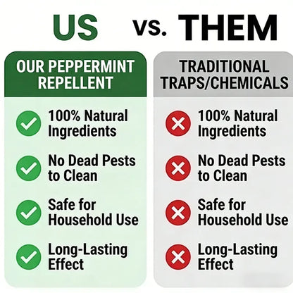 🌿 Natural Peppermint Rodent Repellent Balls (12-Pack) – Keep Rats & Mice Away 🐭🚫