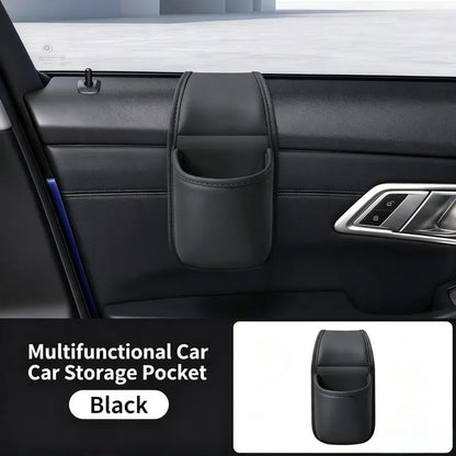 ⚡50% OFF⚡-Leather Car Door Storage Pocket | Double-Layer Car Door Organizer