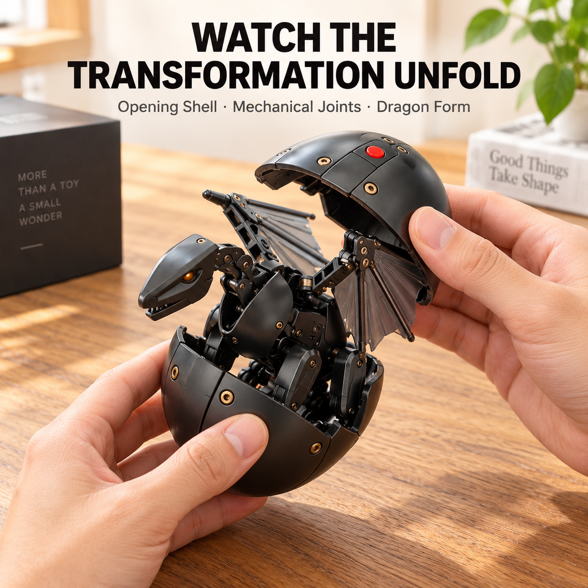 This Egg Transforms Into a Dragon 🐉 – 2-in-1 Mechanical Dragon Figure