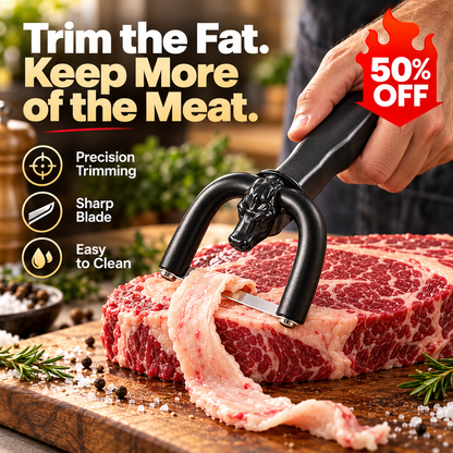 🔥 50% OFF | Handheld Meat Fat Trimmer for Beef & Pork 🥩