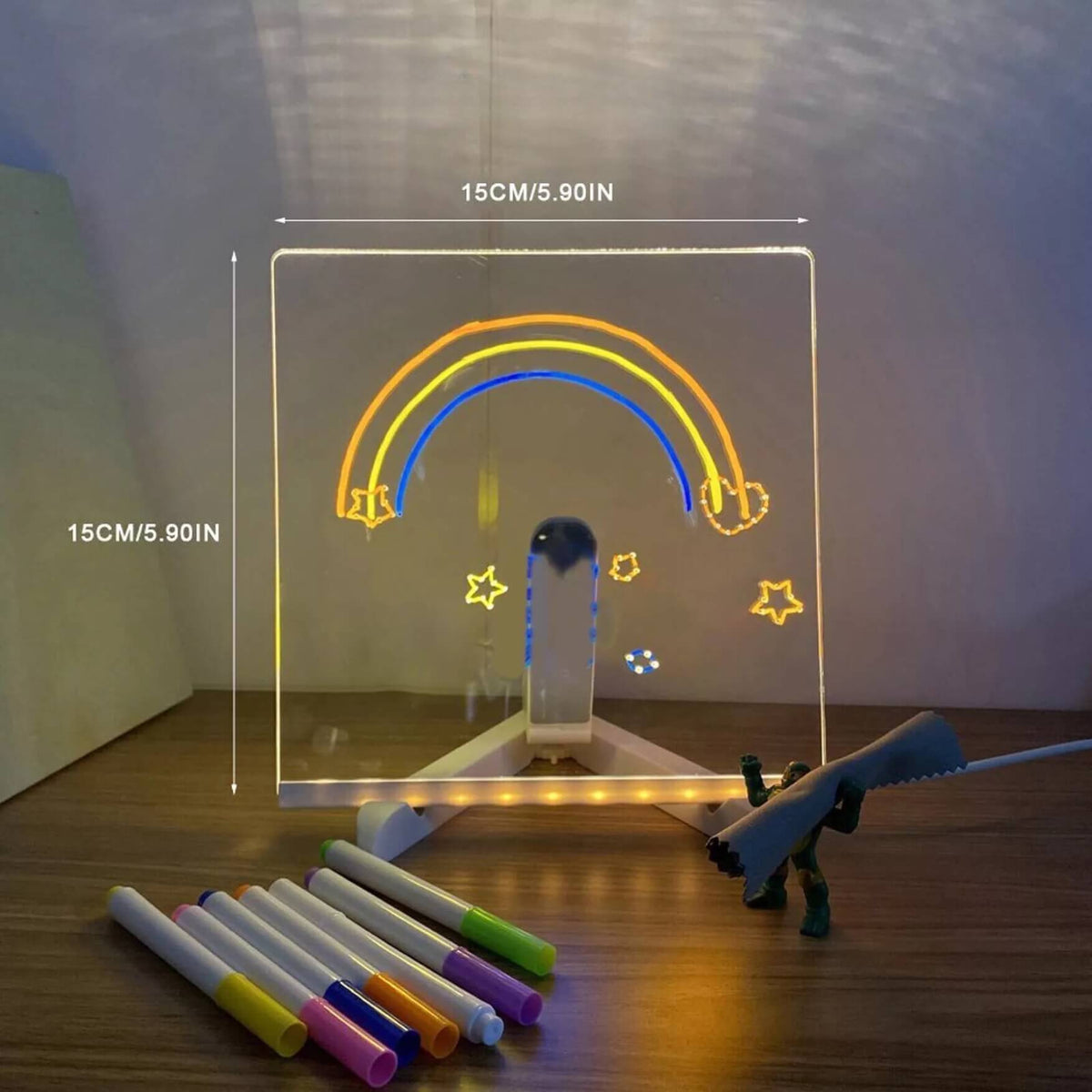 🎨 Magic LED Drawing Board – Glow, Draw & Create! ✨