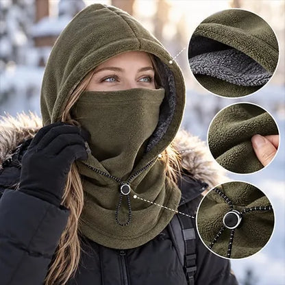Fleece Hooded Face & Neck Warmer