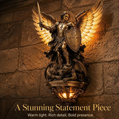 🕊️St. Michael Guardian Angel Wall Light✨
