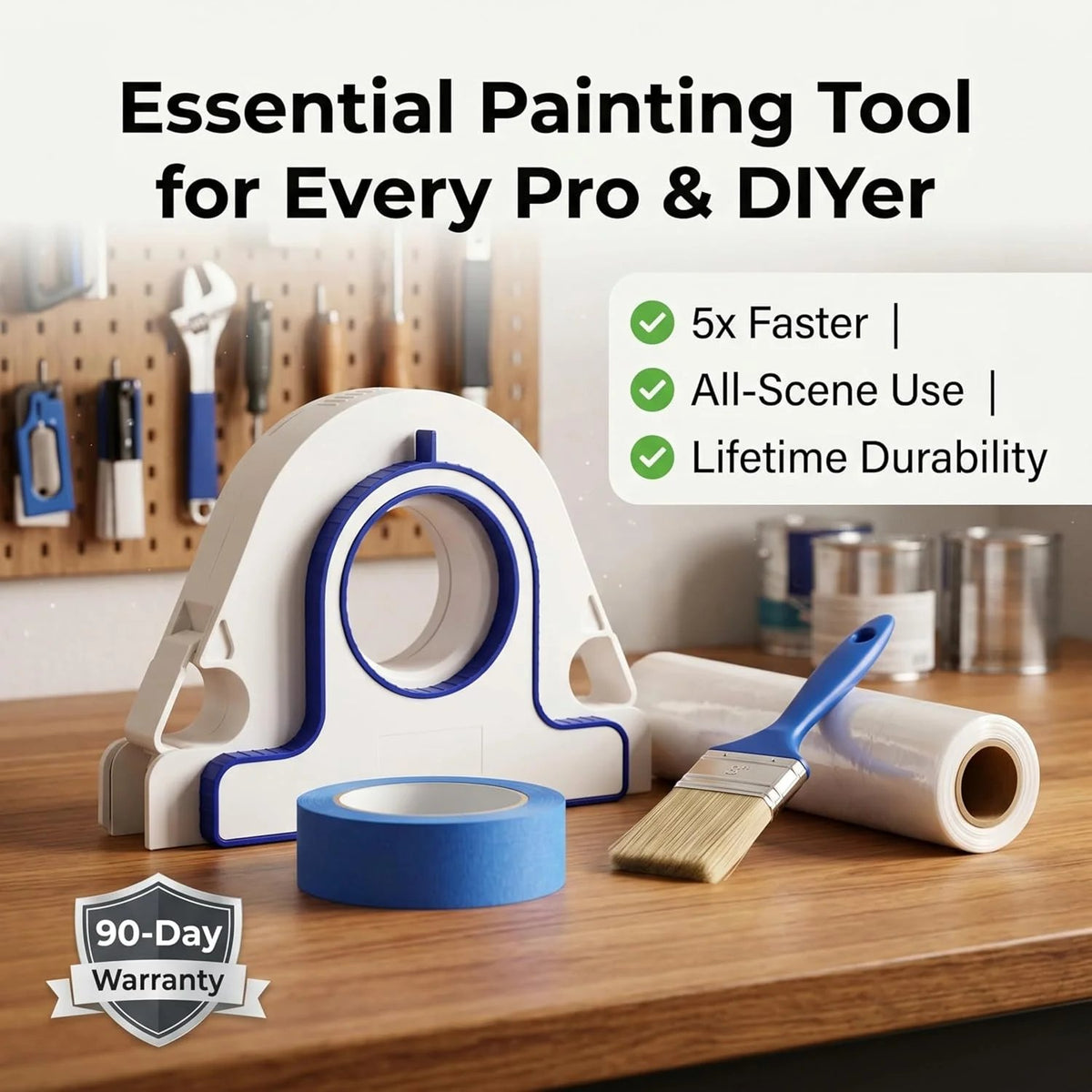 🔥LAST DAY 49% OFF - 🛠️High-efficiency Painter Masking Tape Applicator