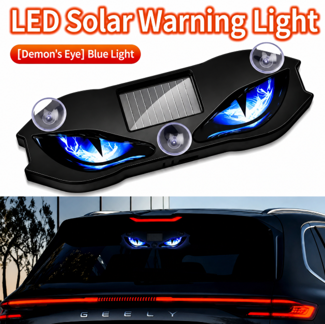 🚗🔆 Solar-Powered LED Car Warning Light – 50% OFF! Solar-powered, weatherproof, automatic activation at dark – for more safety on the roadside. 🔥🛡️