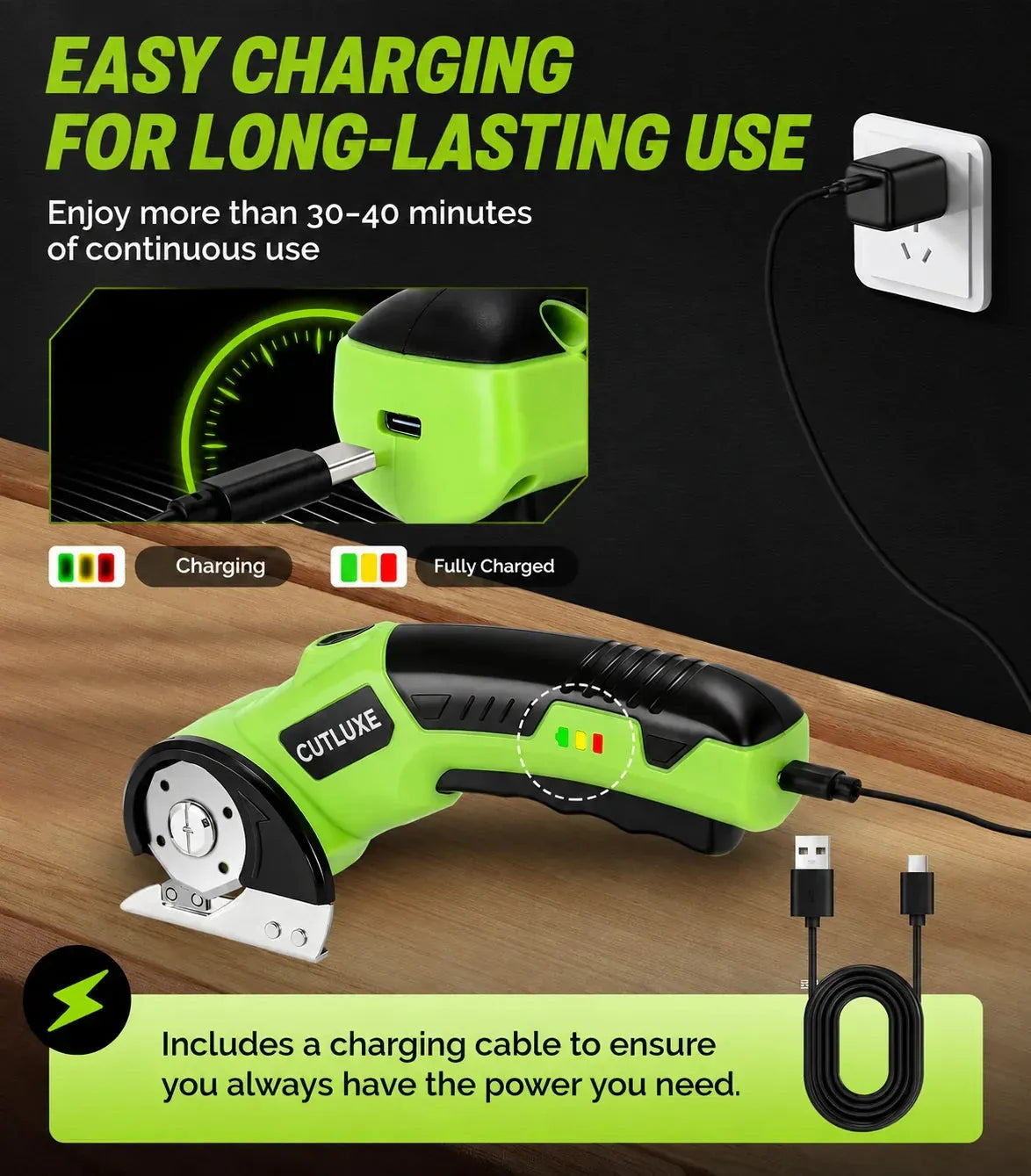 Cordless precision cutter