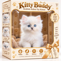 ✨ Custom Edition – White Fluffy Kitten 🤍🐱