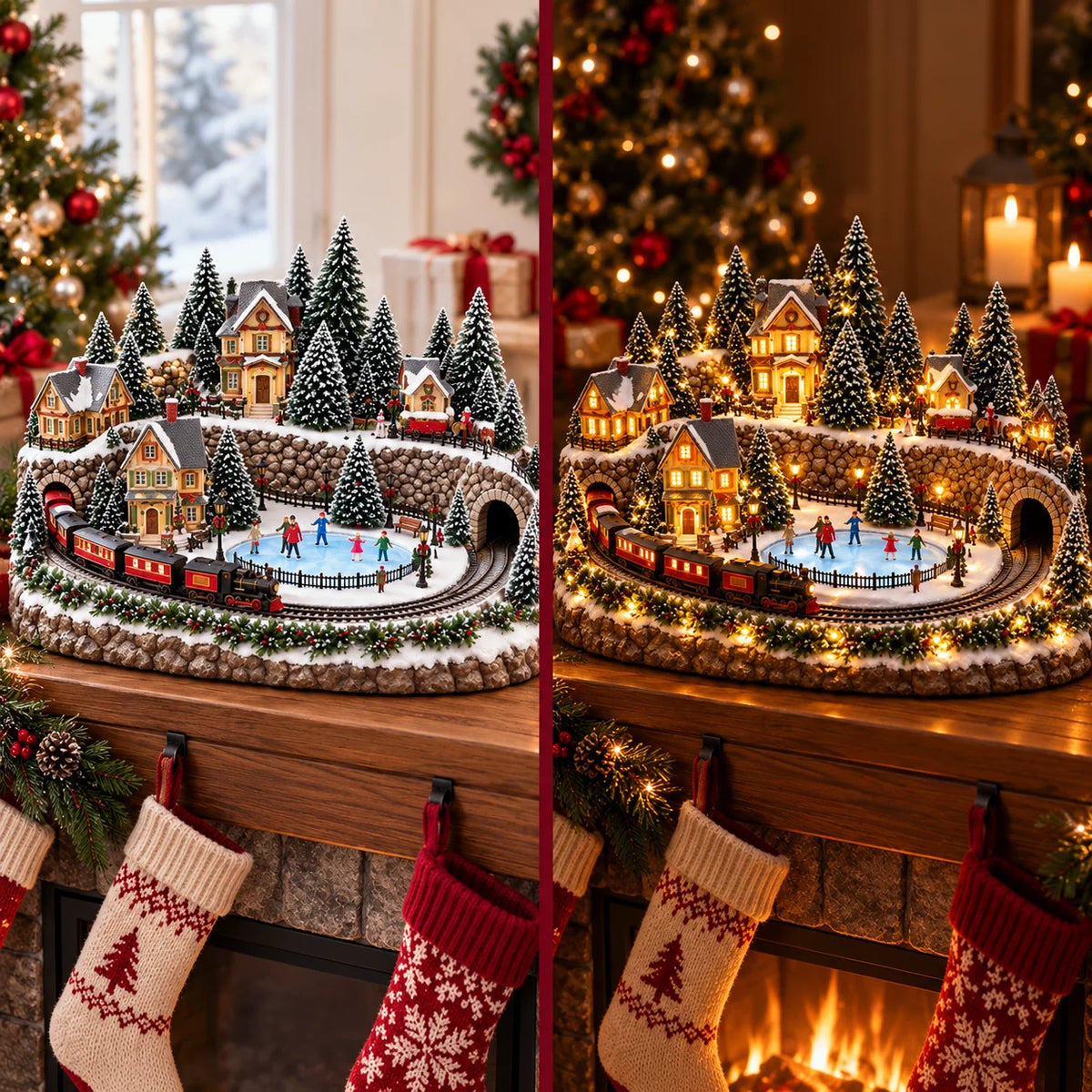🎁Last Day 50% OFF🔥 Lighted & Animated Christmas Village Collection-✨