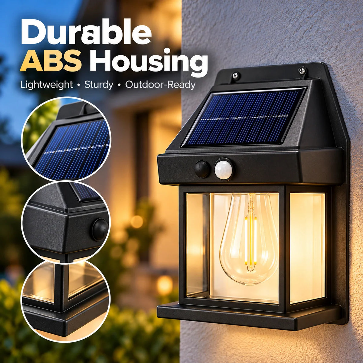 💡🎉 50% OFF! Solar Wall Light with Motion Sensor – Weatherproof, Auto On/Off, Easy Install for Garden & Pathway 🌟