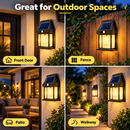 💡🎉 50% OFF! Solar Wall Light with Motion Sensor – Weatherproof, Auto On/Off, Easy Install for Garden & Pathway 🌟