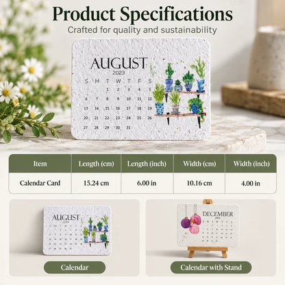 🔥2027 Seed Calendar: Eco-Friendly Plantable Love Seed Calendar 2026