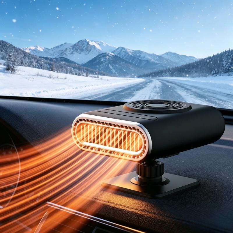 ❄️🚗 12V Portable Car Heater & Windshield Defogger – Compact Winter Car Heating Accessory 🔥✨