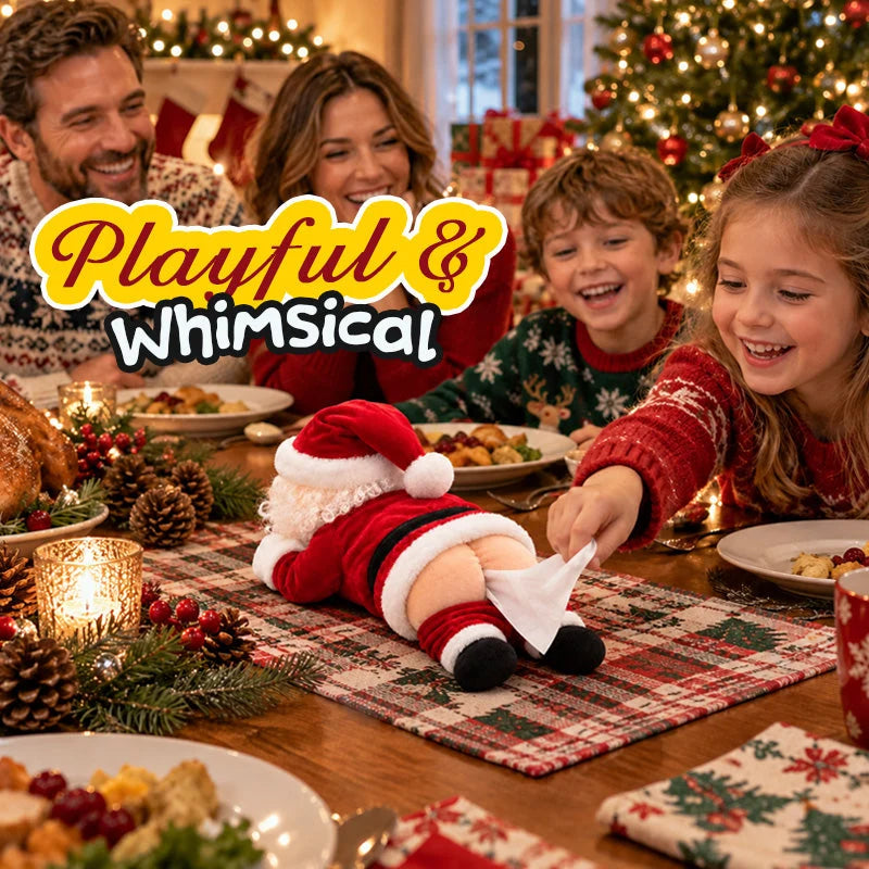 🎅Last Day 49% OFF🔥🎅Funny Santa Butt Tissue Box🎁