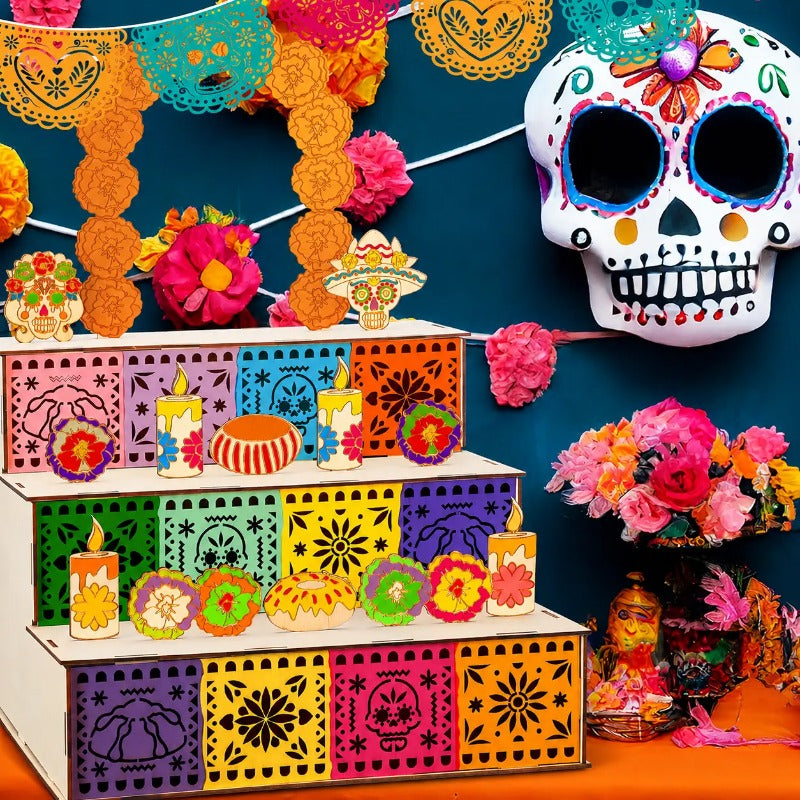 Day of the Dead-DIY Wooden Altar Display