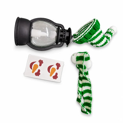 📢📢 50% OFF⛄Mini Christmas Snowman Lantern – Portable LED Night Light with Festive Hat & Scarf