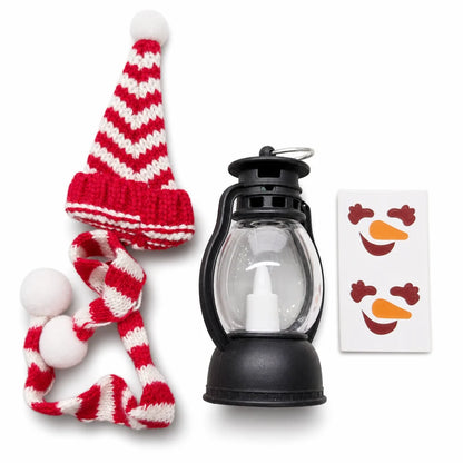 📢📢 50% OFF⛄Mini Christmas Snowman Lantern – Portable LED Night Light with Festive Hat & Scarf