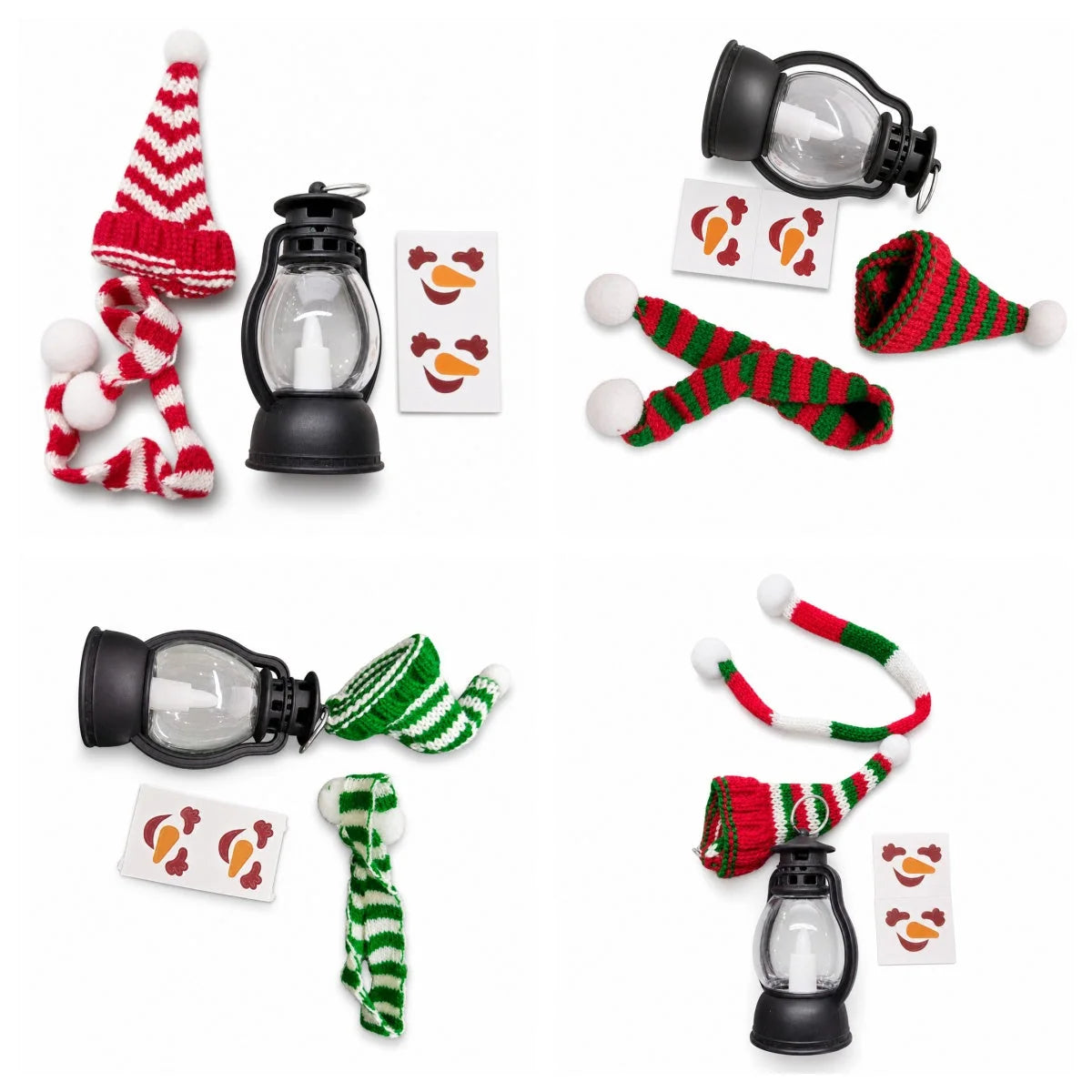 📢📢 50% OFF⛄Mini Christmas Snowman Lantern – Portable LED Night Light with Festive Hat & Scarf