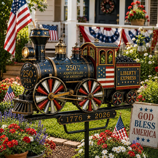 🔥Limited time 55% OFF🔥🚂USA 250 “Liberty Express” Train Garden Wind Spinner -✈️ (Free Delivery Fee)