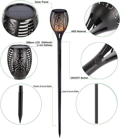 Flickering Flame Solar Garden Lights
