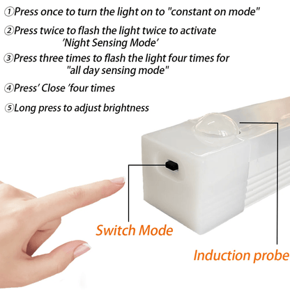 🔥Only $4.99 Last Day Promotion!💡Punch-free Smart Sensor Magnetic Rechargeable LED Lights