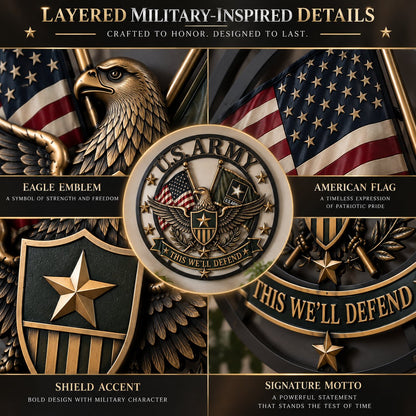 🇺🇸 U.S. Army Tribute Wall Decor
