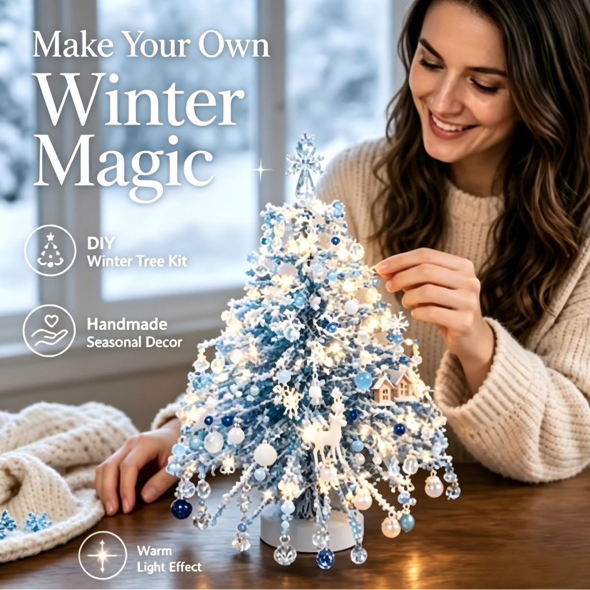 DIY Beaded Christmas Tree Kit