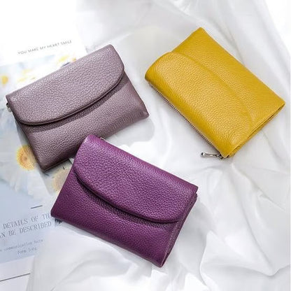 ✨⏰Unisex Pebble Real Leather RFID Wallet🔥