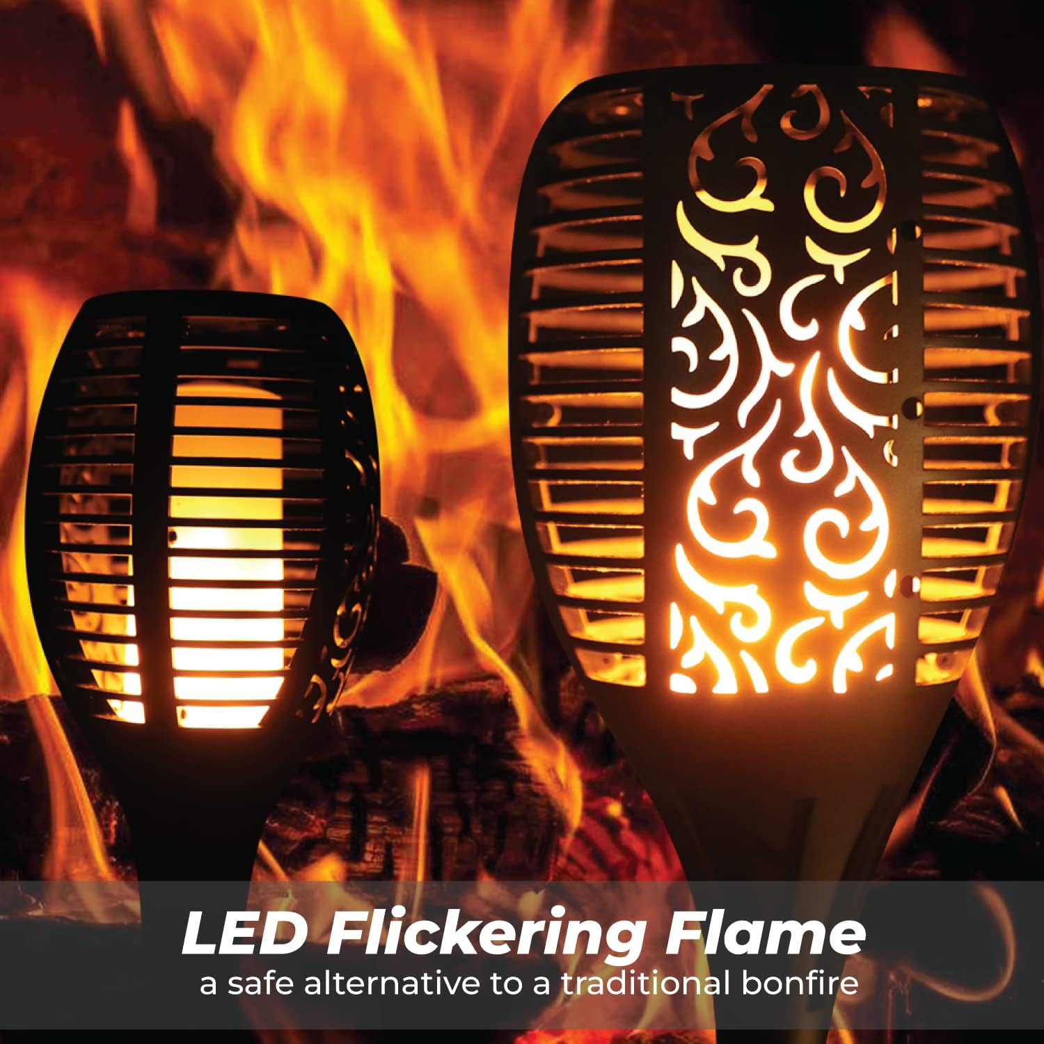 Flickering Flame Solar Garden Lights