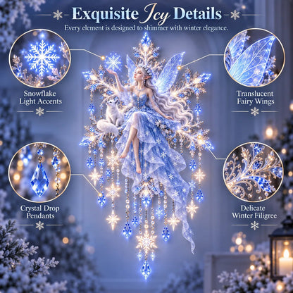 🎁Last Day 49% OFF🔥❄️ Snow Fairy Wall Light – A Magical Winter Glow